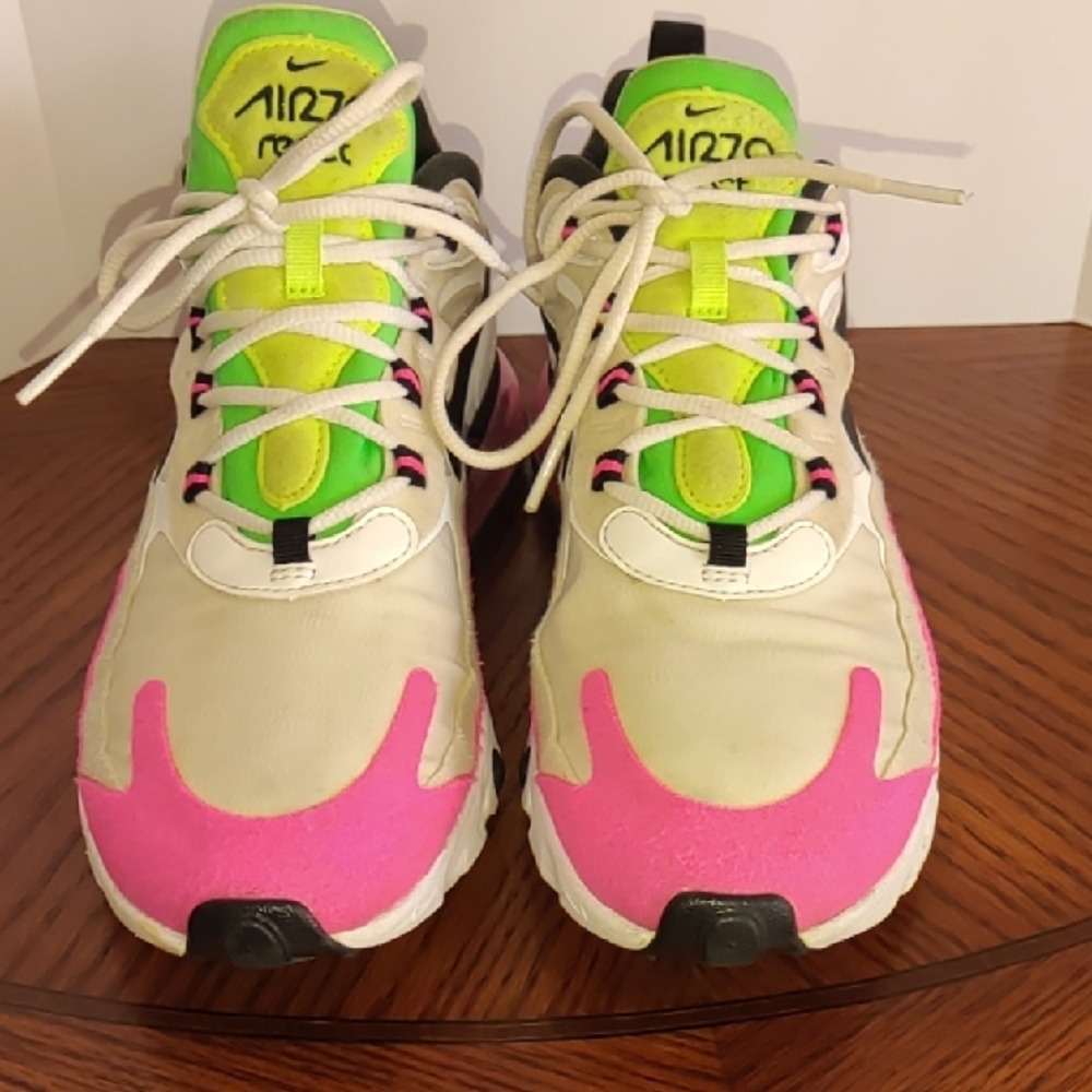 Nike Kids Air Max Shoes - Pink and Green